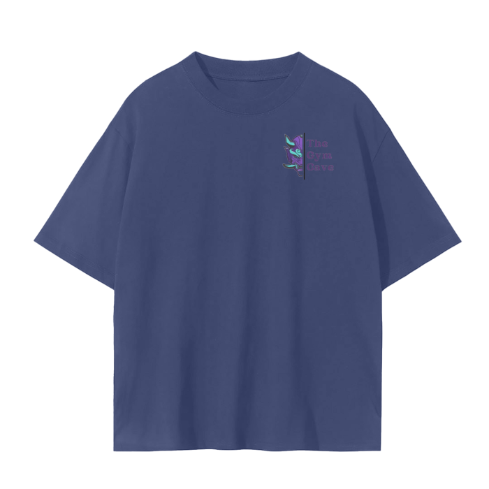 Drop Shoulder Seamless T-Shirt - Oni X The Gym Cave