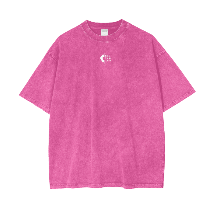 The Gym Cave Acid Wash Oversize T-Shirt