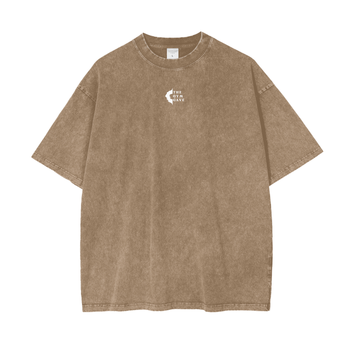 The Gym Cave Acid Wash Oversize T-Shirt