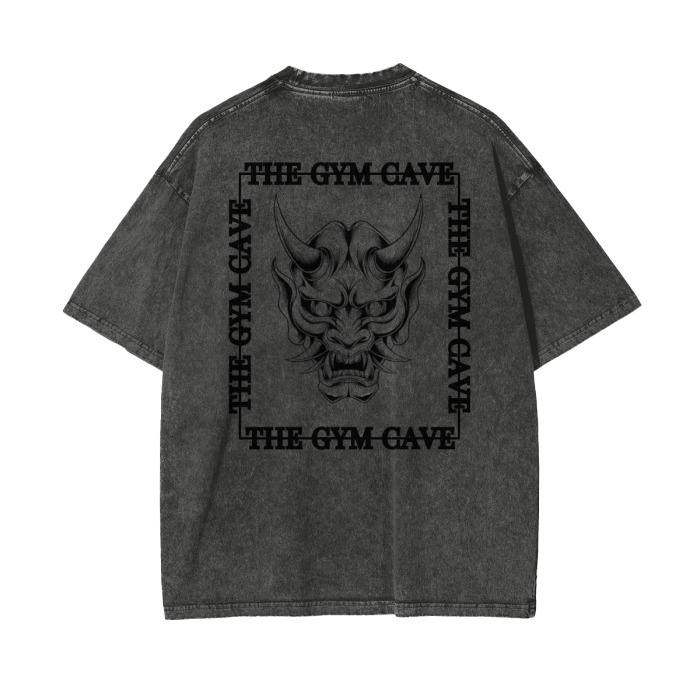 Acid Wash Oversize T-Shirt - Oni