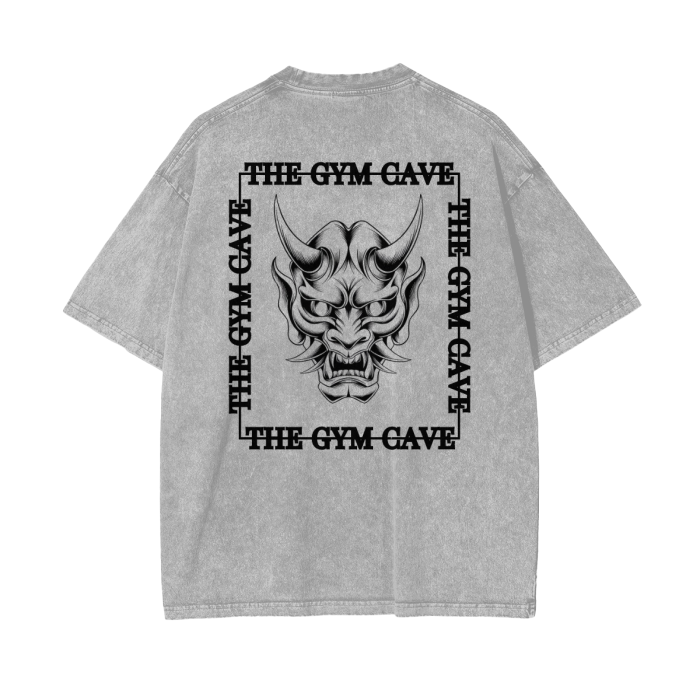 Acid Wash Oversize T-Shirt - Oni
