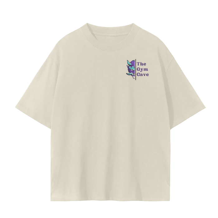 Drop Shoulder Seamless T-Shirt - Oni X The Gym Cave