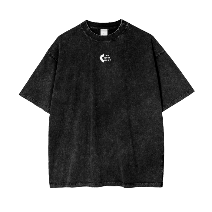 The Gym Cave Acid Wash Oversize T-Shirt