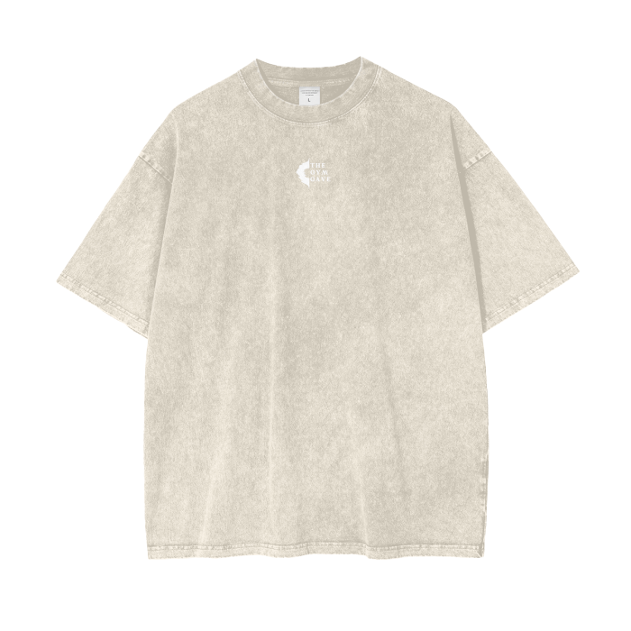 The Gym Cave Acid Wash Oversize T-Shirt