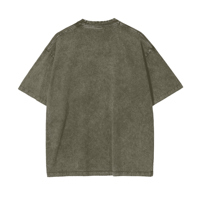 The Gym Cave Acid Wash Oversize T-Shirt