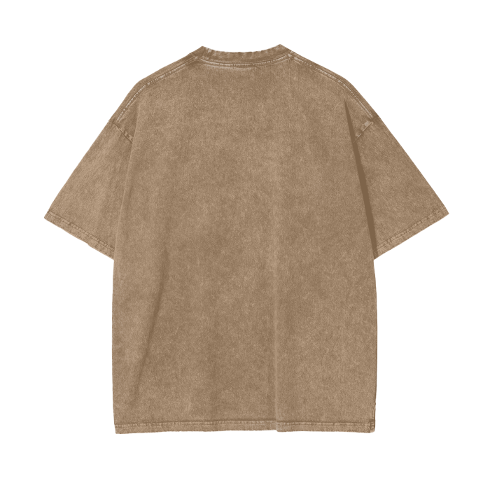 The Gym Cave Acid Wash Oversize T-Shirt