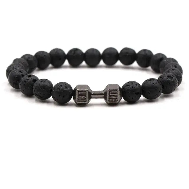 Dumbbell Stone Bracelet