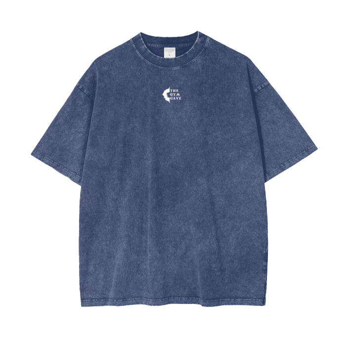 The Gym Cave Acid Wash Oversize T-Shirt