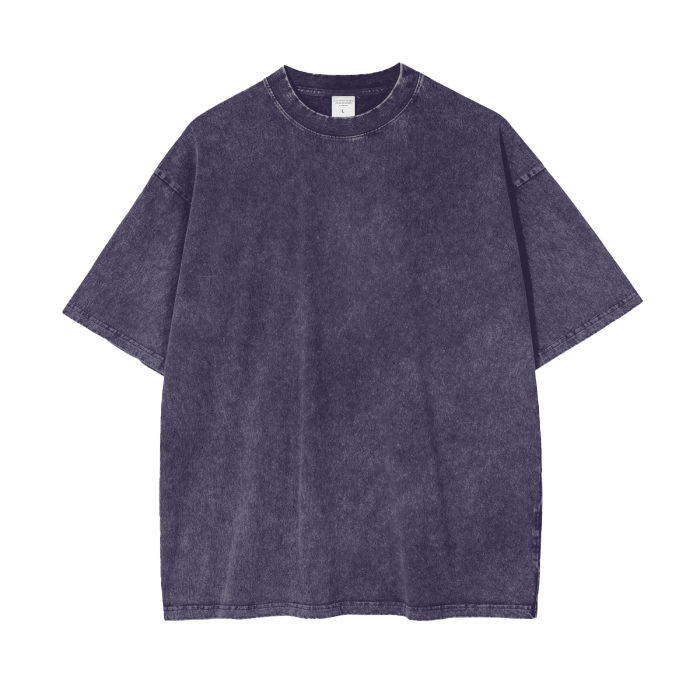 Acid Wash Oversize T-Shirt - Oni