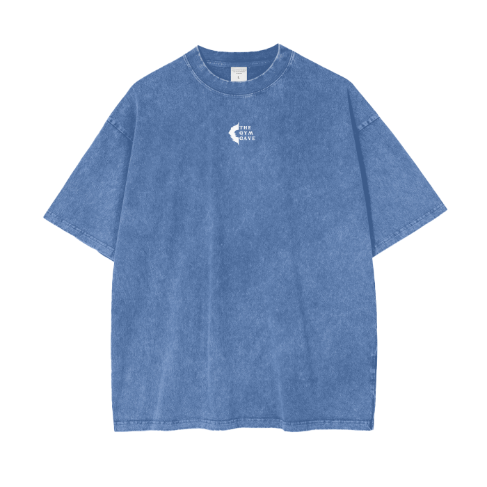 The Gym Cave Acid Wash Oversize T-Shirt