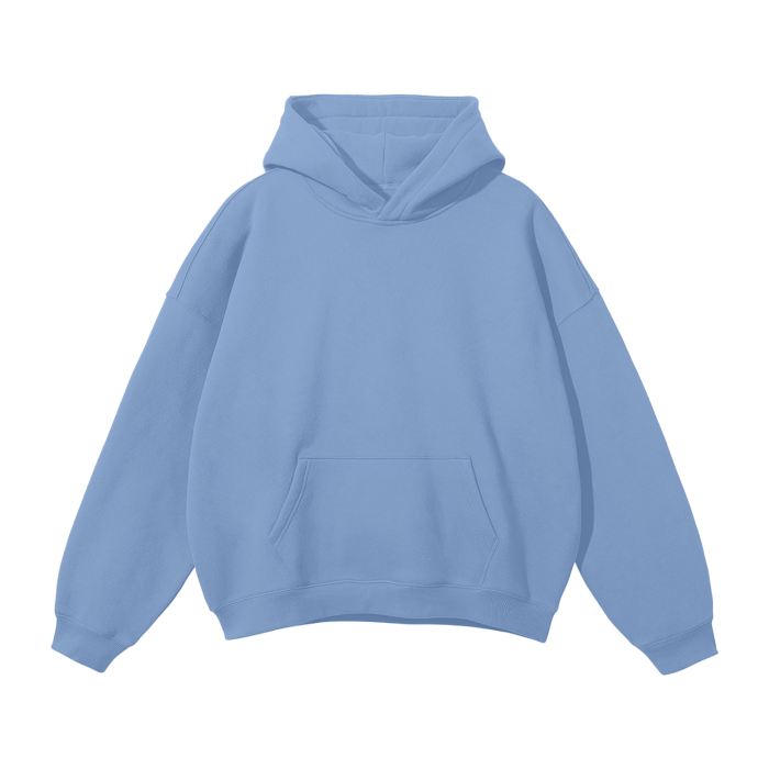 Cursive Oversized Fleece Hoodie