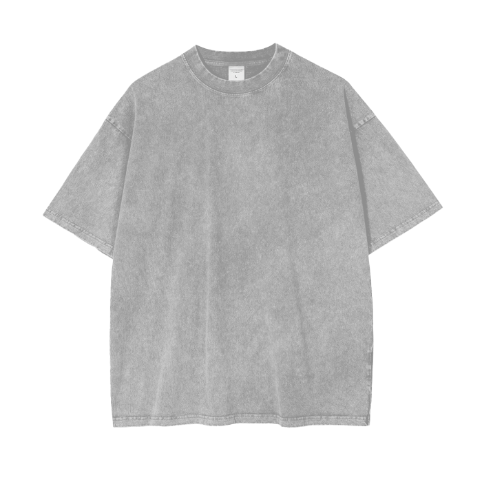 Acid Wash Oversize T-Shirt - Oni