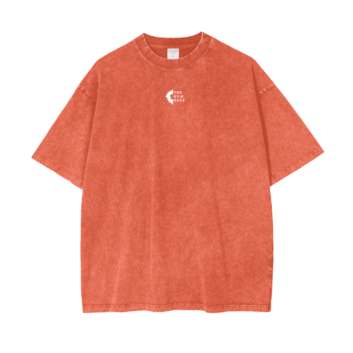The Gym Cave Acid Wash Oversize T-Shirt