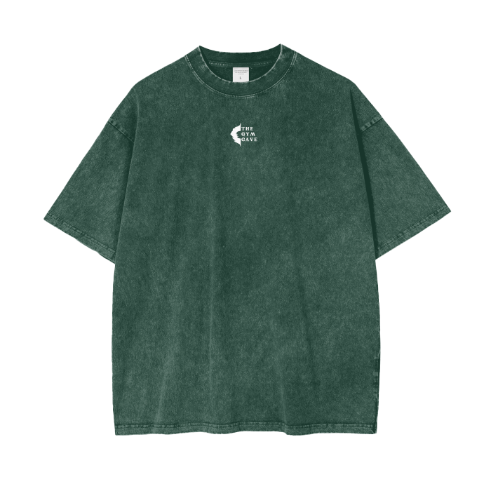 The Gym Cave Acid Wash Oversize T-Shirt