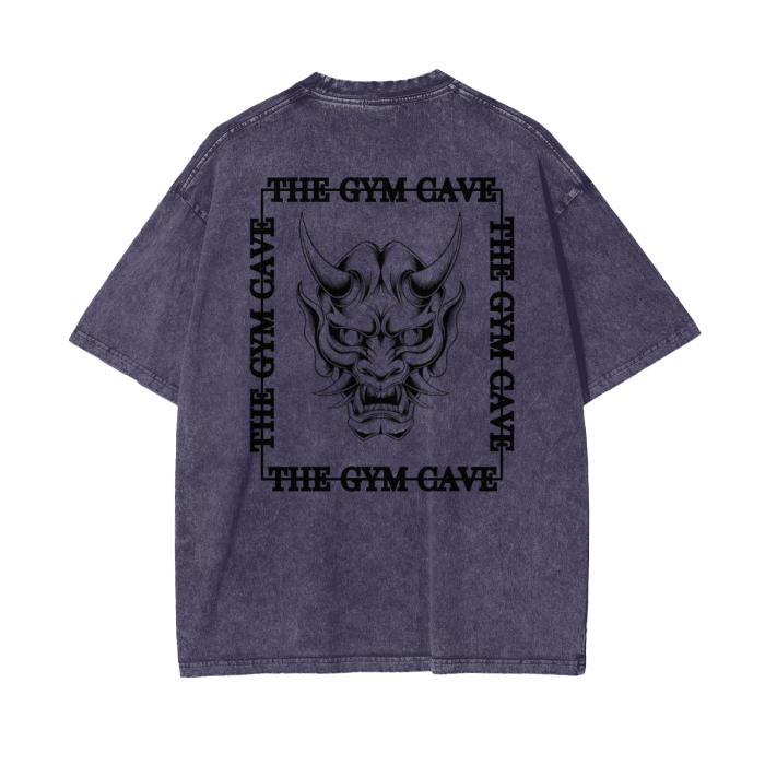 Acid Wash Oversize T-Shirt - Oni