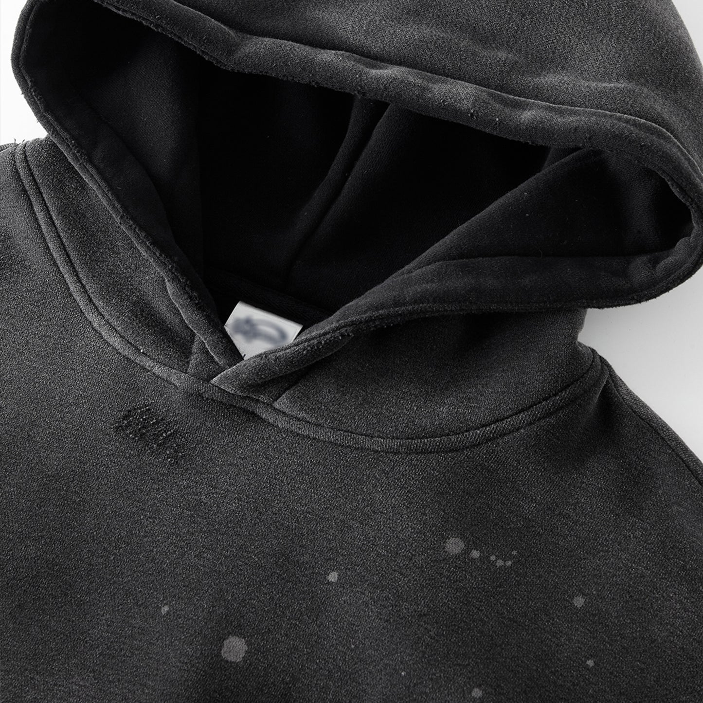 Oversized Pump Washed Hoodie