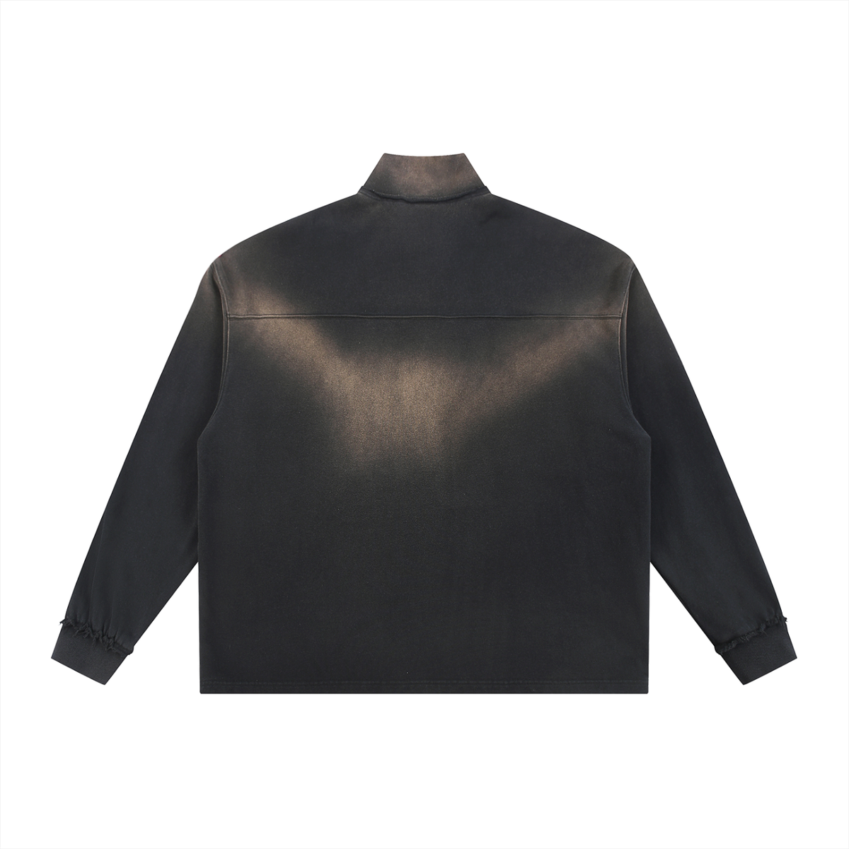 Oversized Sun Fade Quarter-Zip