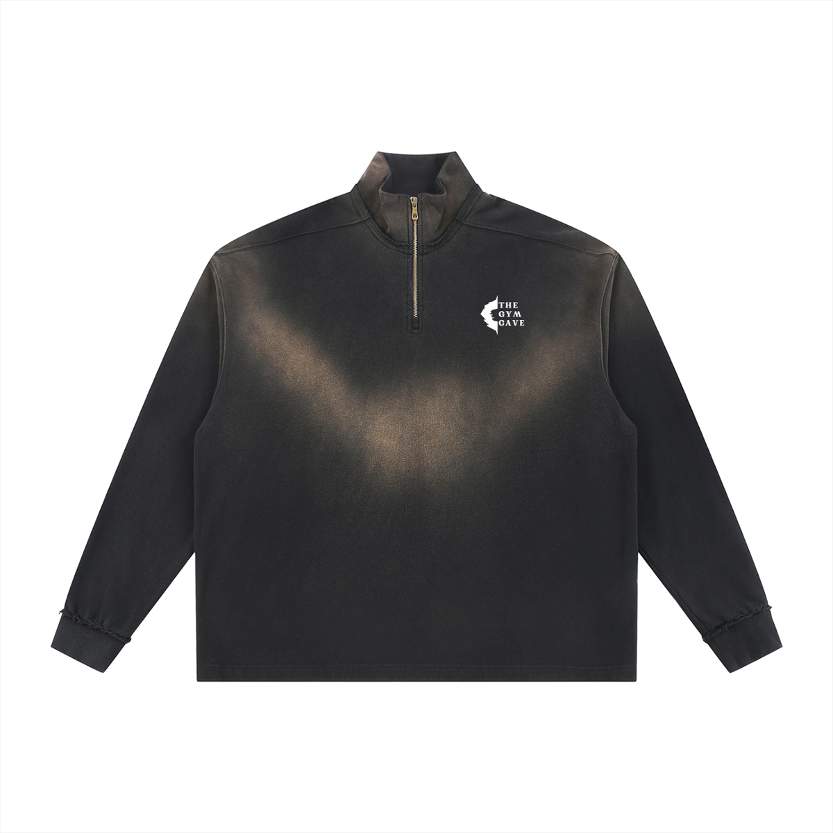 Oversized Sun Fade Quarter-Zip