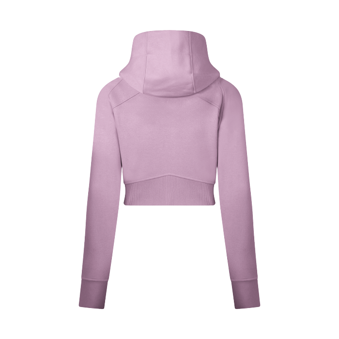 Cropped Full-Zip With Hoodie