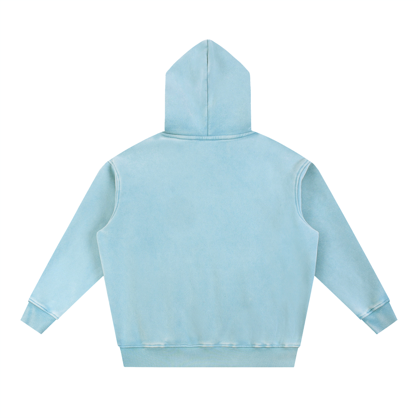 Snow Wash Fleece Oversized Hoodie