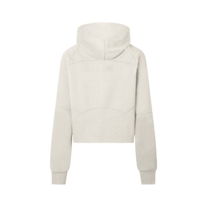 Cropped Half-Zip With Hoodie