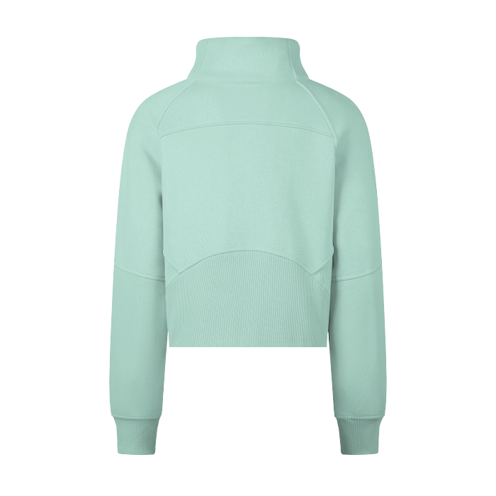 Cropped Half-Zip Hoodie