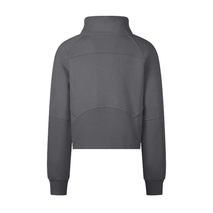 Cropped Half-Zip Hoodie