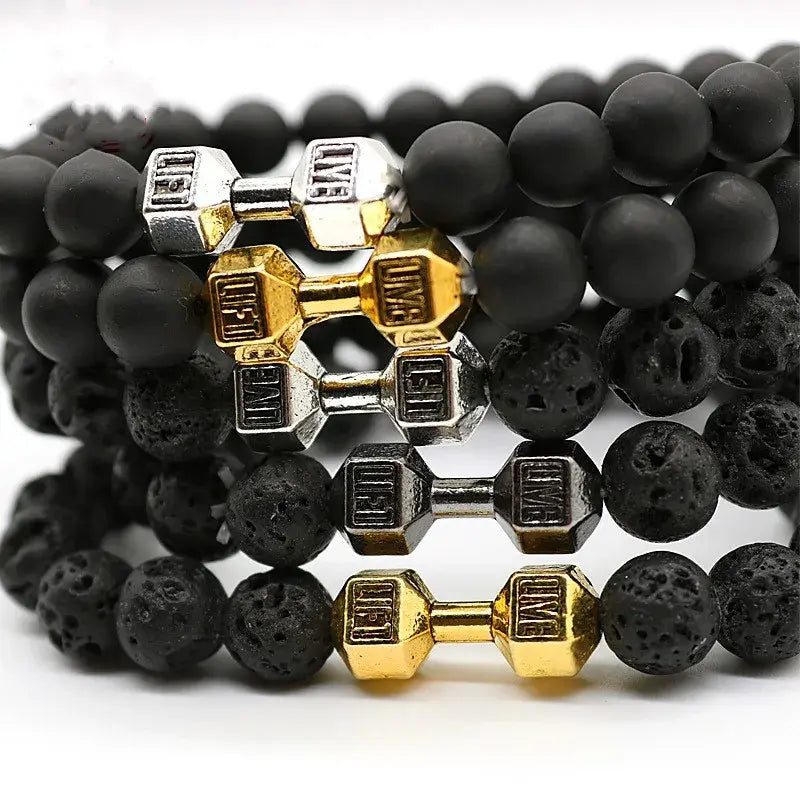 Dumbbell Stone Bracelet