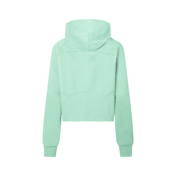 Cropped Half-Zip With Hoodie