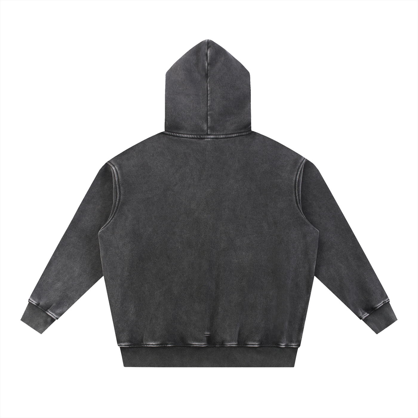 Snow Wash Fleece Oversized Hoodie