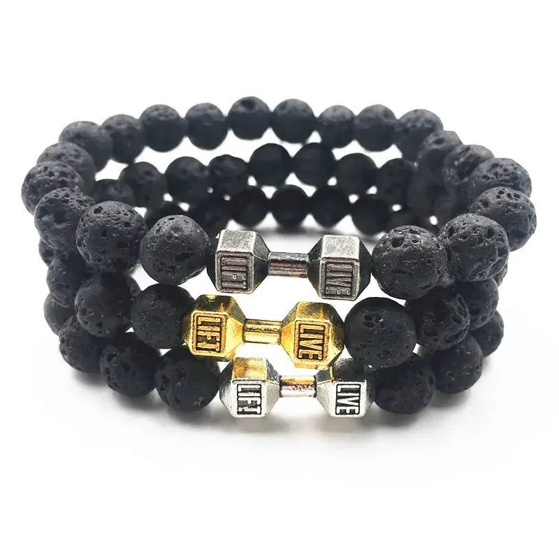 Dumbbell Stone Bracelet