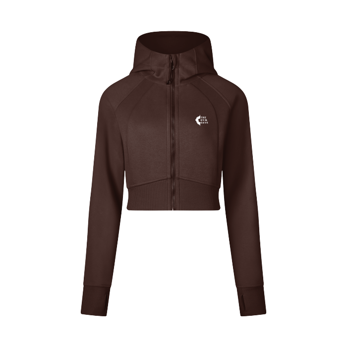Cropped Full-Zip With Hoodie