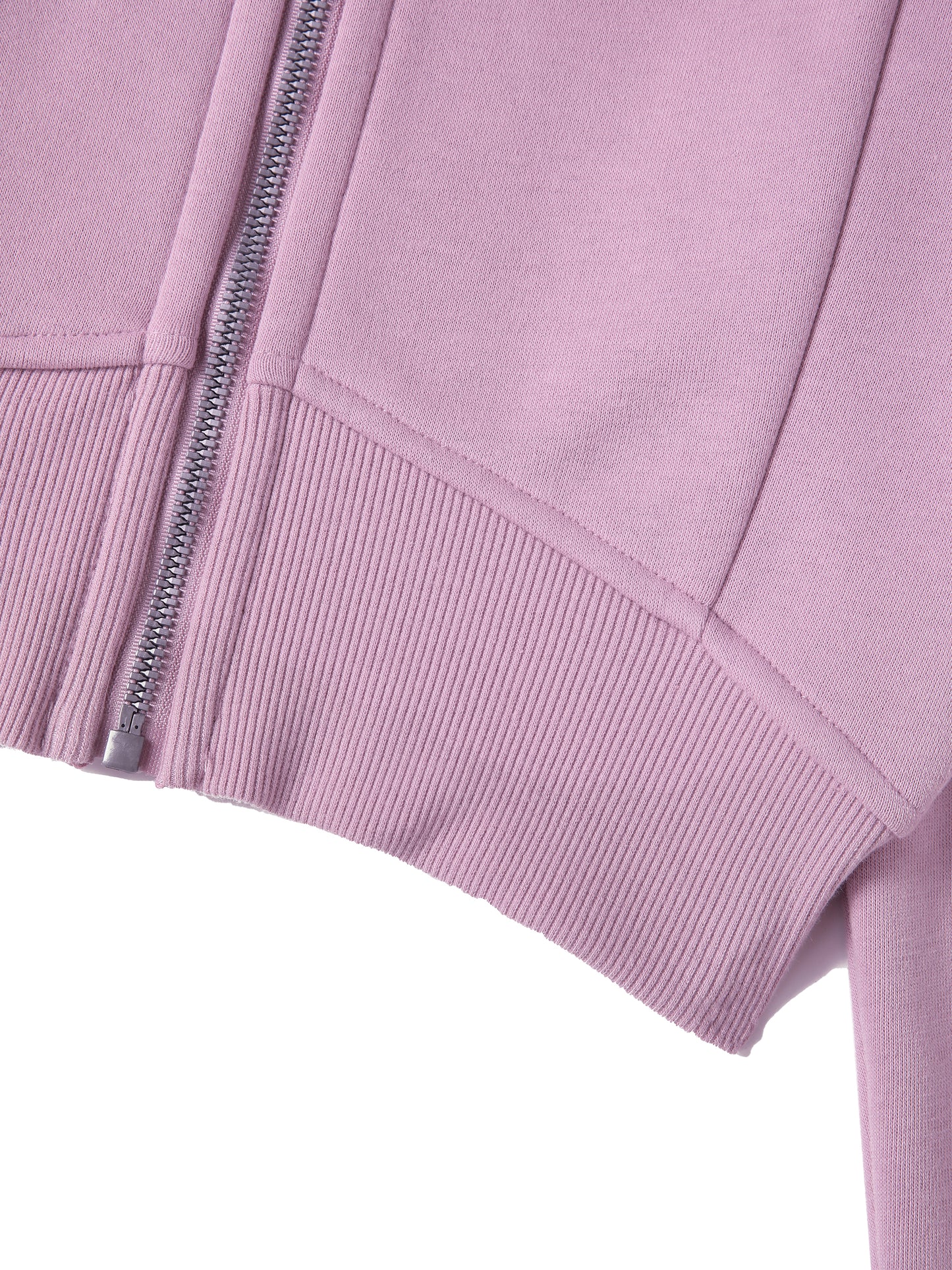 Cropped Full-Zip With Hoodie