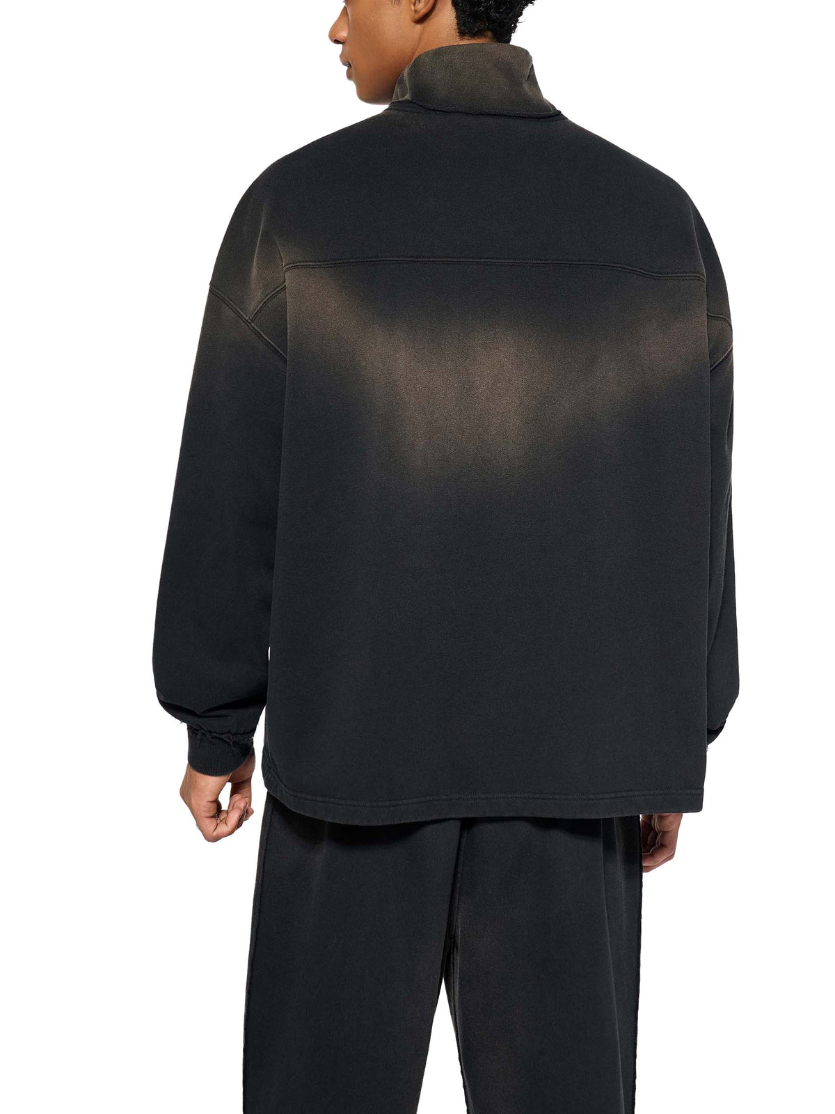 Oversized Sun Fade Quarter-Zip