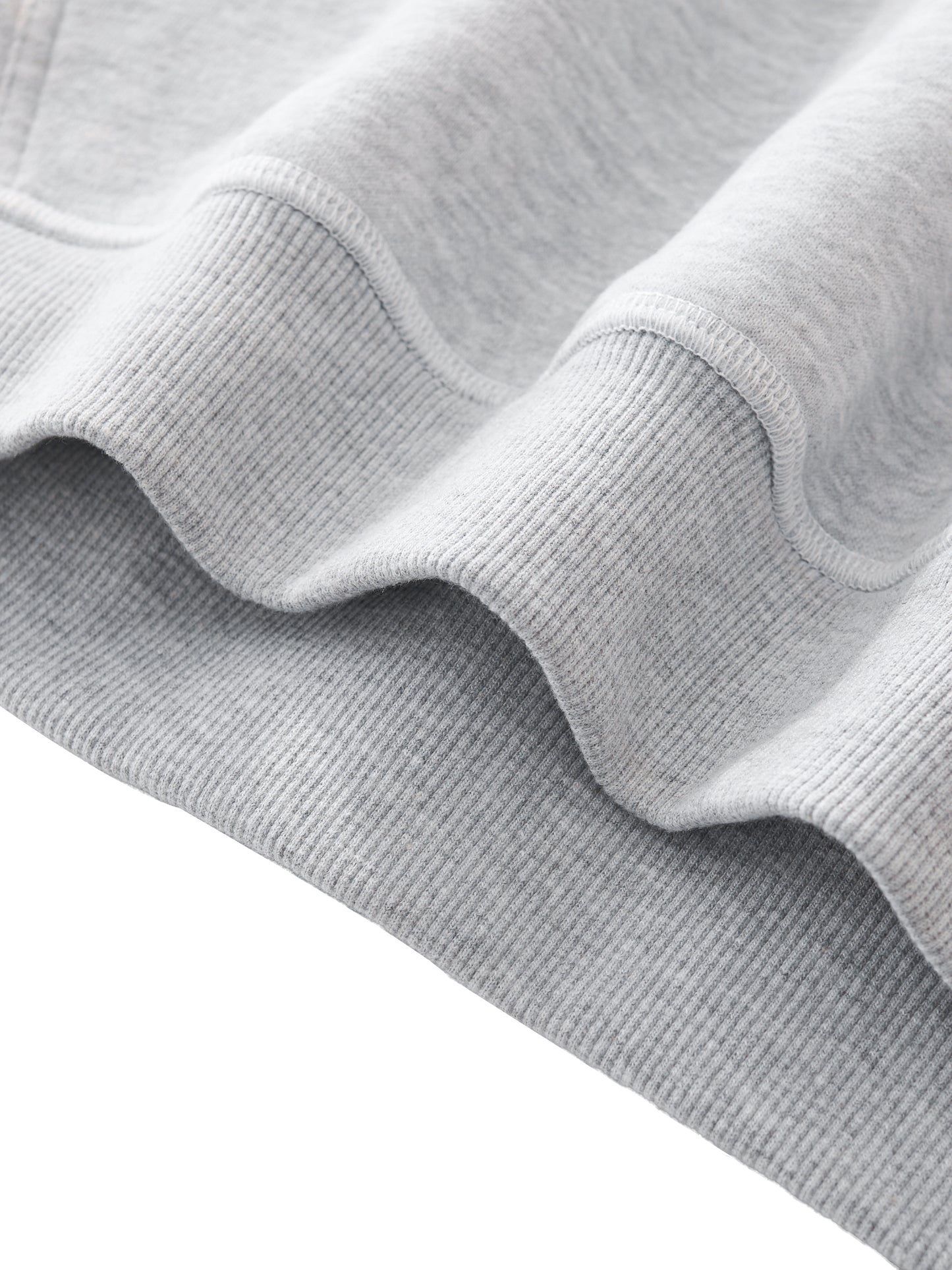 Stitched Boxy Fleece Hoodie