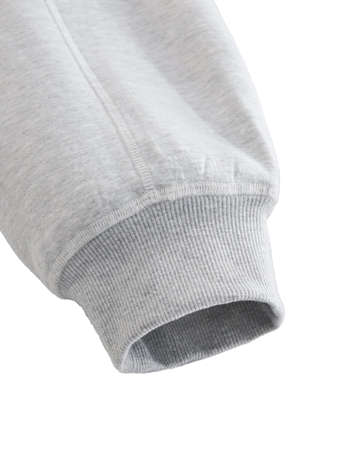 Stitched Boxy Fleece Hoodie