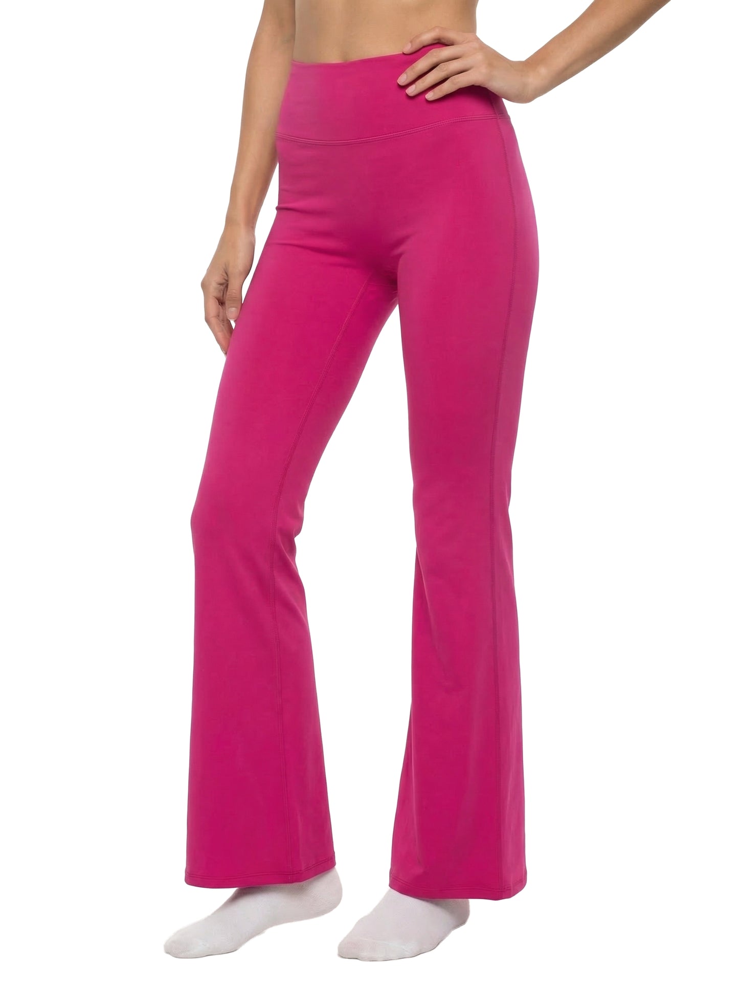 High-Waisted Flared Leggings
